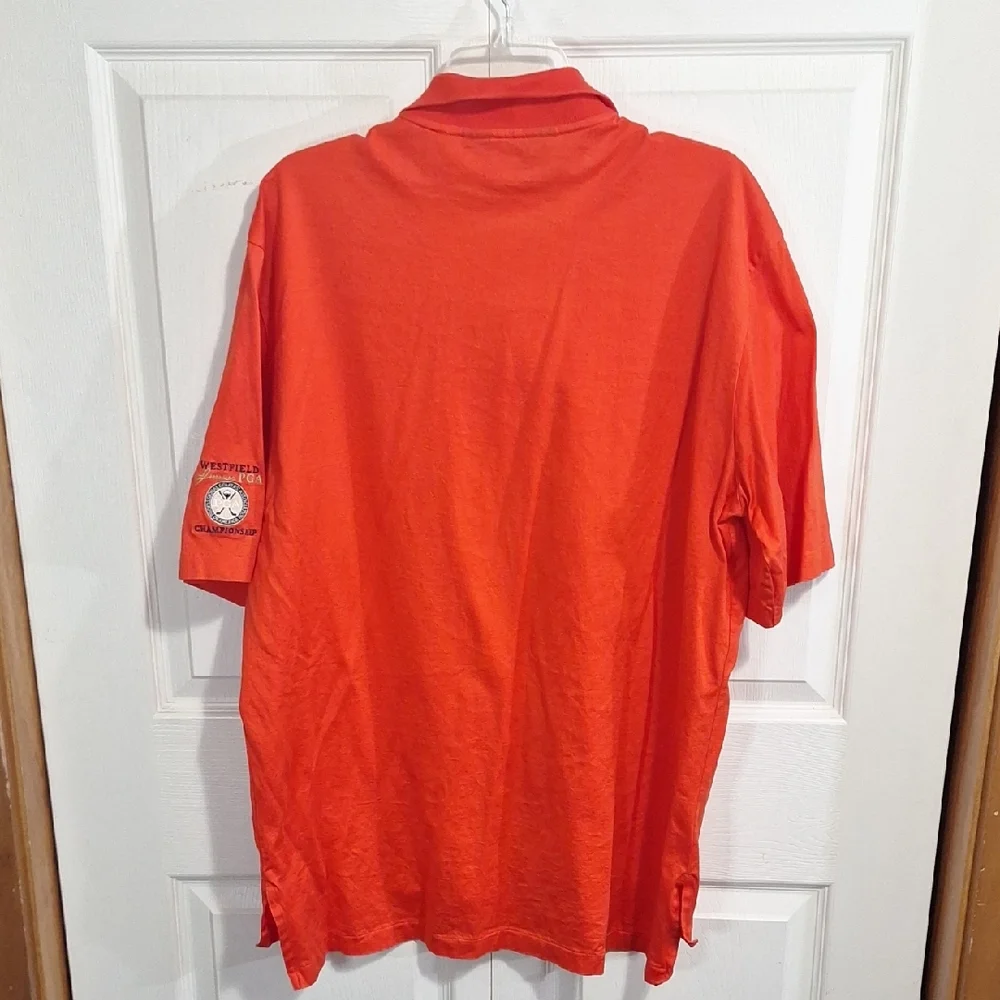 Polo by Ralph Lauren Orange Classic Pullover Polo Shirt XXL-PGA Championship